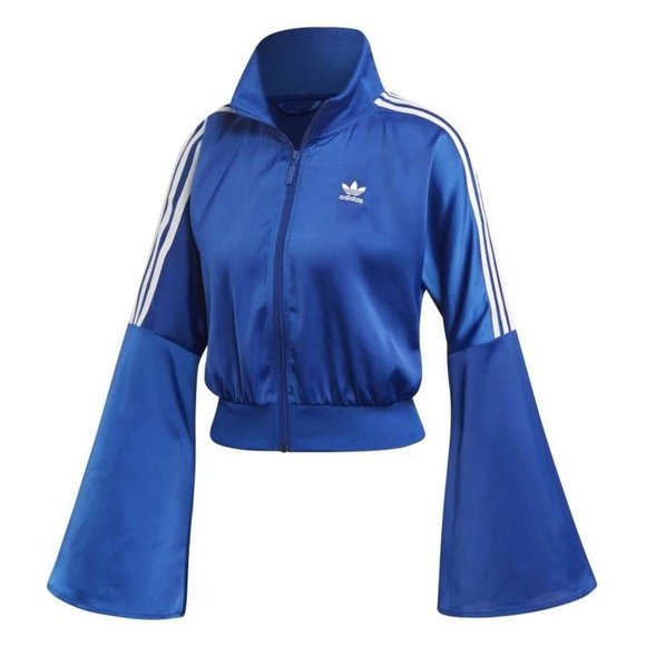 adidas bell sleeve jacket